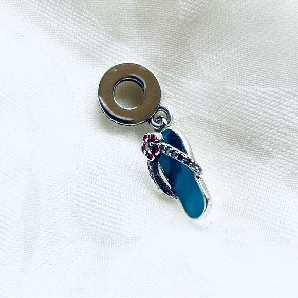 🩴 NWOT Flip Flop Pendant Charm - Picture 7 of 8
